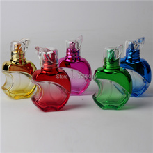 Garrafas vazias de perfume atomizador de vidro colorido, mini spray para fragrância em recarregáveis fcampo 15ml 2024 - compre barato