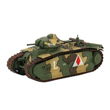 pre-built 1/72 scale Char B1 French medium tank break-through vehicle hobby collectible finished plastic model 2024 - buy cheap