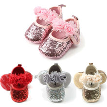 Newborn Baby Girl Soft Crib Shoes Infants Anti-slip Sneaker Prewalker 0-18M 2024 - buy cheap