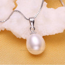 FENASY Pearl Jewelry Natural Freshwater Pearl Necklace For Women 925 Sterling Silver Chain Necklace Pendant Jewelry Box 2024 - buy cheap