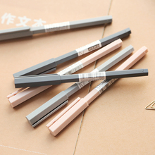 12PCS M&G Simple Solid Hexagonal Rod Gel Pen Black Signing Pen Students Pen 0.5mm 2024 - buy cheap