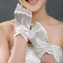 10pc/lot White short design women lady princess party dancing performance Etiquette gloves  wholesale 2024 - buy cheap