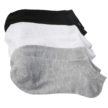Calcetines cortos de corte bajo para mujer, medias informales transpirables en negro, blanco y gris, 5 par/lote 2024 - compra barato