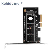 Kebidumei M ключ интерфейсная карта Suppor PCI Express 3,0x4 2230-2280 M.2 NVMe SSD NGFF к адаптеру PCIE X4 2024 - купить недорого