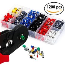 European Tube Shape 0.25-6mm2 of Insulated Car Auto Connectors Crimping pliers with 1200pcs terminals clamp tools HSC8 6-4A 2024 - buy cheap