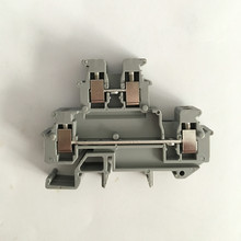 Mini type doule level  terminal blocks/connection terminal suit G type and TH type Din guide rail (SKJ-2.5/2-2E)) 2024 - buy cheap