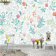 beibehang Custom photo 3D wallpaper for walls 3 d Nordic hand-painted European floral TV background bedroom wall paper flooring 2024 - buy cheap