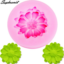 10PCS/set M096 Chrysanthemum Candle Moulds Soap Mold Kitchen-Baking Resin Silicone Form Home Decoration 3D DIY Clay Craft Wax-Ma 2024 - buy cheap