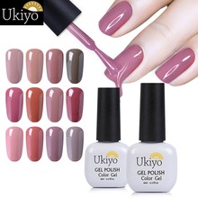 Ukiyo 8ML Nude Color Series Gel Nail Polish Soak Off UV LED Gel Varnish GelLak Lacquer Semi Permanent Gelpolish Hybrid Gel ink 2024 - buy cheap