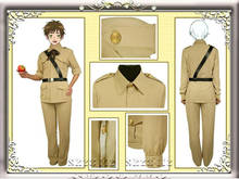 Anime Axis Powers Hetalia Spain Military Uniform Cosplay Costume Customized Size 2024 - buy cheap