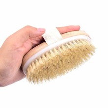 2017 NEW Hot Dry Skin Body Natural Bristle Brush Soft SPA Brush Bath Massager Home Worldwide Store 2024 - buy cheap