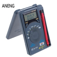 ANENG-Mini multímetro Digital de bolsillo XB866, herramienta de prueba de voltímetro LCD de rango automático, CA/CC 2024 - compra barato