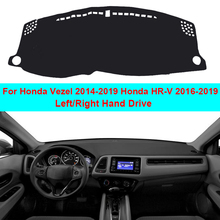 Car Inner Dashboard Cover Dash Mat Carpet Cape Cushion  For Honda HRV Vezel 2014 2015 2016 2017 2018 2019 LHD RHD Car Styling 2024 - buy cheap