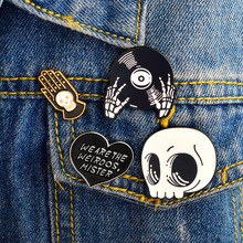 2019 NEW Creative Skull CD WE ARE THE WEIRDOS MISTER cartoon brooches Enamel pins  jewelry Badge t-shirt Collar bag accessories 2024 - buy cheap