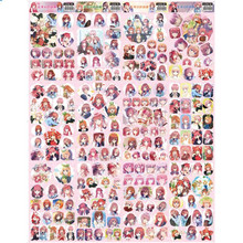 120 sheets/lot Anime The Quintessential Quintuplets Sticker TOY Nakano Nino Figure magic 3d wall stickers for kids rooms 2024 - buy cheap