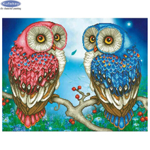 5D DIY Diamond Painting Cartoon Owl Full Square/round 3d Picture of Rhinestone Diamond Embroidery animal Mosaic Decoration 2024 - buy cheap