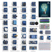 Sunfounder 37 módulos de sensor kit v2.0, para arduino uno r3 mega2560 mega328 nano & mcu educacional usuário 2024 - compre barato