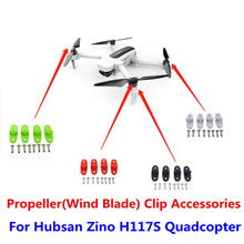 Hubsan Zino H117S Quadcopter Propeller Wind Blade Clip Accessories RC Drone Paddle Block With Screws 2024 - buy cheap