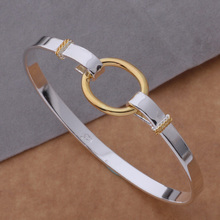 AB023   wholesale Silver color bracelet fashion jewelry Color separation O bracelet /gesaovza cqhalhoa 2024 - buy cheap