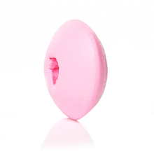 DoreenBeads Wood Spacer Beads Round Pink About 10mm(3/8")Dia,Hole:Approx 3mm,90 PCs 2024 - buy cheap