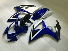 Kit de carenado de motocicleta para GSXR600 750 K6 06 07 GSXR 600 GSXR750 2006 2007 ABS blanco azul juego de carenados + regalos SB33 2024 - compra barato