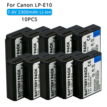LP-E10 2300mAh 7.4V LP E10 LPE10 Digital Camera Battery for  Canon EOS Rebel T3 T5 T6 1100D 1200D 1300D Kiss X50 X70 2024 - buy cheap