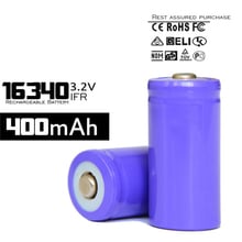 Lifepo4-batería recargable 3,2 mah para bolígrafo láser, lote de 10 unidades, 400 v, 16340 mah, envío gratis 2024 - compra barato