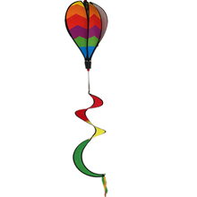 Hot Air Balloon Wind Spinner Yard Garden Decor Decorative Stakes Outdoor Rainbow Sequins Color Windsock Striped Wind Spinners 2024 - buy cheap