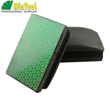 DIATOOL 2pcs Electroplated Diamond Hand Pad 90X55MM Grit #100 Foam Backed Hand Polishing Pad 2024 - buy cheap