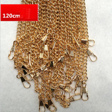 1pcs 120cm Sideways bags chain Vintage Metal Shoulder Strap Chain purse DIY Sewing handmade Bag part Cords purse handle AU323 2024 - buy cheap