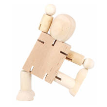 DIY деревянная фигурка робота, модель для детей, обучающая игрушка-головоломка для детского сада, деформируемая игрушка для снятия стресса 2024 - купить недорого