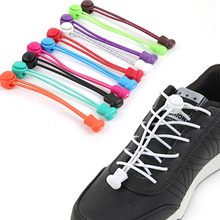 Stretching Lock lace 10 colors a pair Of Locking Shoe Laces Elastic Sneaker Shoelaces Shoestrings Running/Jogging/Triathlon 2024 - buy cheap