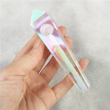 Wholesale price Aura angel quartz wand smoking pipe Crystal Tobacco Pipe with With Metal Filter wholesale price healing 2024 - buy cheap