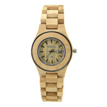 BEWELL женские дешевые наручные часы Китай с Relojes De Mujer светящиеся puntero деревянная коробка для часов и ремешок Календарь Бесплатная доставка 100AL 2024 - купить недорого