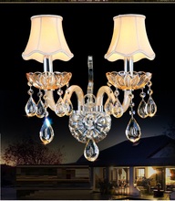 Crystal fashion wall lights bed-lighting European Palace Luxury Vintage Crystal Wall Lamp K9 Crystal Lamp Bedroom Bedside Lamp 2024 - buy cheap