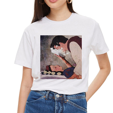 Dark Snow White Ladies Harajuku T Shirt Cotton O-Neck Fck You Punk T-Shirt Print Casual Short Sleeve Women's Tshirt 2024 - buy cheap