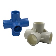 PVC Pipe 5-ways Connector 20/25/32mm Inner Dia. Garden Irrigation Pipe Joints Agriculture tools watering Five way Splitter 2 Pcs 2024 - buy cheap