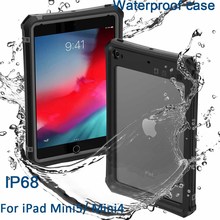 IP68 Waterproof Case Cover For iPad Mini4 5 2019 Case PC + Silicone tpu Transparent for Apple ipad mini 5 4 IM401 shockproof 2024 - buy cheap