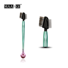 MAANGE 1Pc Pro High Quality Eyebrow Brush and comb Eyebrow Comb Brush eyelash Makeup brushes Beauty Make Up Tools maquiagem 2024 - buy cheap