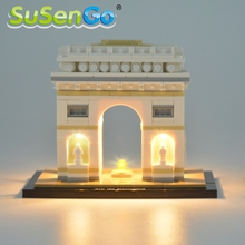 SuSenGo LED Light Kit Only For 21036 Architecture Arc De Triomphe Compatible With 17012 , NO Building Blocks Model 2024 - buy cheap