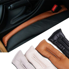 Бесплатная доставка, серая, черная, бежевая, коричневая подушка для автомобильного сиденья, пробка для промежуточного зазора, герметичная защитная накладка из искусственной кожи для автомобильного сиденья 2024 - купить недорого