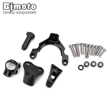 Bjmoto kit de suporte estabilizem de direção para motocicleta, suporte de amortecedor para kawasaki z900 2014-2019 2024 - compre barato