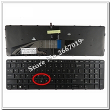 Teclado Inglés nuevo para hp, para Probook 650 G2 655 G2 ee.uu. teclado para portátil retroiluminado con puntero 2024 - compra barato