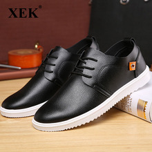 Xek 2018 primavera sapatos masculinos sapatos vulcanizados sapatos esportivos respirável plus size zll227 2024 - compre barato