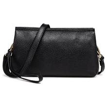 Female clutch bag 2017 famous designer women handbags genuine leather wild crossbody bag shoulder bag Messenger bag lady purse 2024 - buy cheap