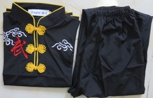 Conjunto de ropa de artes marciales para niños, traje bordado de wushu kungfu, disponible en 5 colores, negro/amarillo/verde/Blanco/rojo 2024 - compra barato