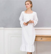 Camisola longa feminina de algodão, camisola do filme da princesa com estrela 2024 - compre barato
