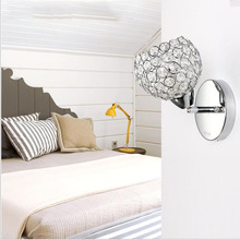 L moderna lámpara de pared hueca de cristal, moderna y minimalista, lámpara de noche para dormitorio, sala de estar, lámparas LED para pasillo 2024 - compra barato