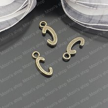 16*6mm Antique Bronze Letter-C Metal Charms Pendants DIY Fashion Findings 20 pieces (JM619) 2024 - buy cheap