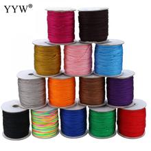 YYW Hot 1.5MM 180Yards/PC Macrame Rope Satin Rattail Nylon Cords/String Kumihimo Chinese Knot Cord DIY Bracelet Jewelry Findings 2024 - buy cheap